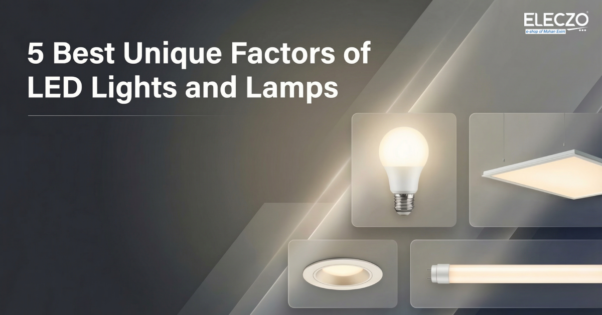 5 Best Unique Factors of LED Lights and Lamps