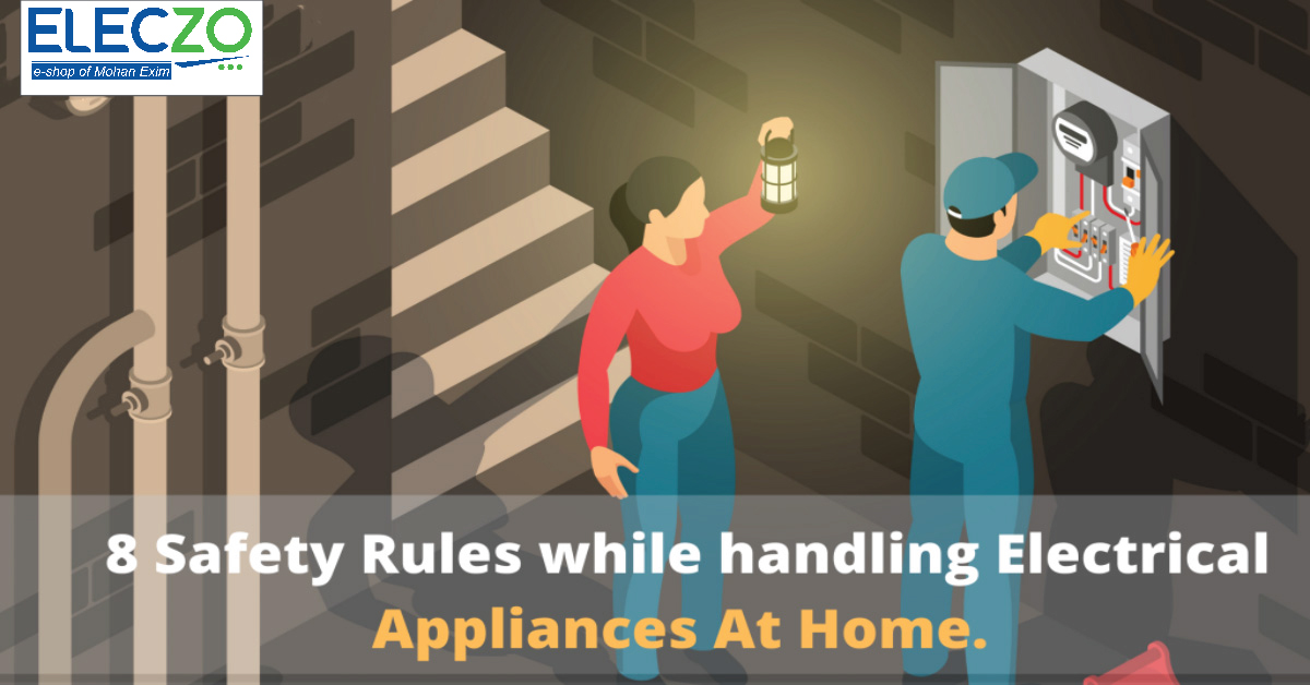 8 safety rules in electrical appliances