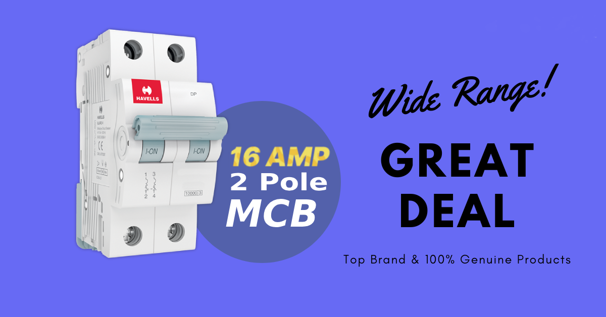 16 Amp 2 Pole MCB Online