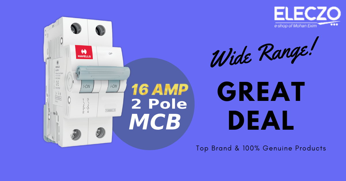 16 Amp 2 Pole MCB Online