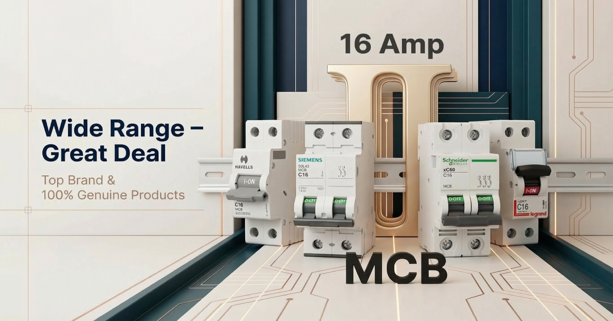 Top Brand 16 Amp 2 Pole MCB Switch in India _ 2025