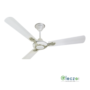 Havells Leganza 1200 Mm 3 Blade Pearl White Silver Ceiling Fan