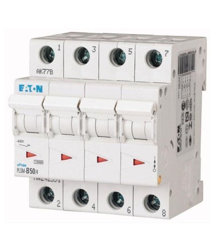 Eaton PLSM-B16/4 16 Amp 4 Pole MCB