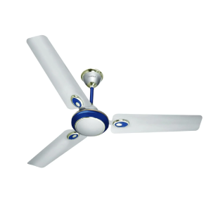 Havells Fusion Decorative Ceiling Fan 1200 mm (48), Silver Blue, 3 Blade _ FHCFUSTSBL48