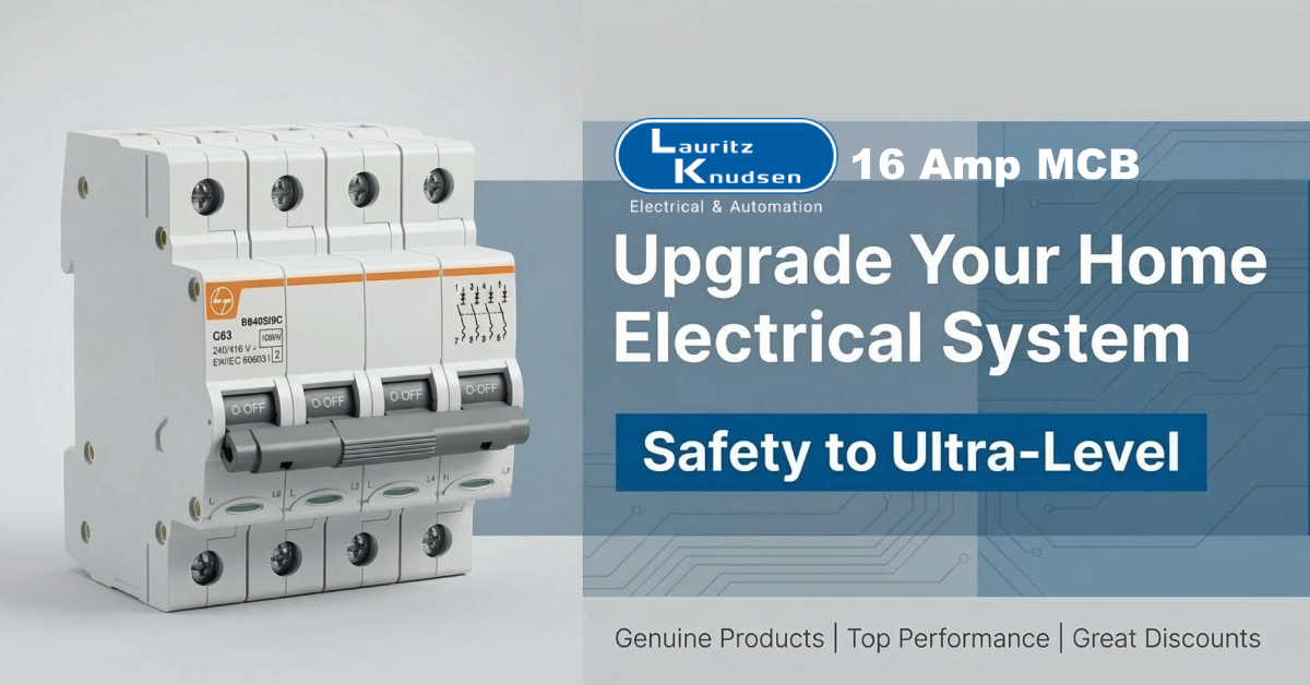 Latest Collections of Genuine Lauritz Knudsen (Formerly L&T Switchgear) 16 Amp MCB Switch with Latest Price List in India | 2025