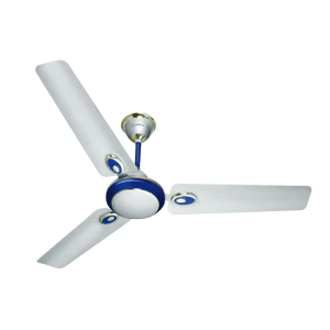 Havells Fusion Decorative Ceiling Fan 1200 mm (48), Silver Blue, 3 Blade _ FHCFUSTSBL48