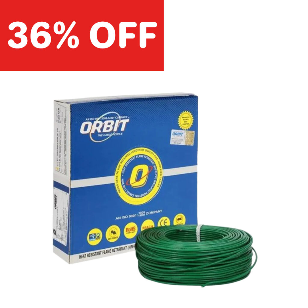 Orbit 1.5 Sq Mm Green Cable