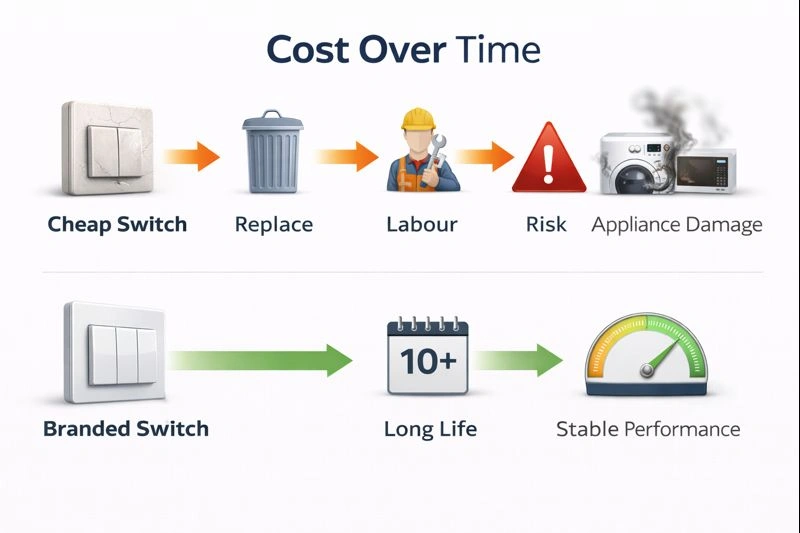 switch brand impact cost